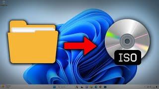 Convert Windows Files & Folders to ISO - How To Create Bootable iso From Extracted Files   FREE