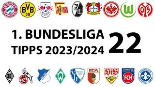 Bundesligatipps 1.Liga - 22.Spieltag - Saison 2023/2024