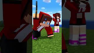 JJ's sister Grows Giant - MAIZEN Minecraft Animation #shorts