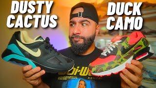 Air Max 90 Reverse Duck Camo 2024 & Air 180 Dusty Cactus Unboxing