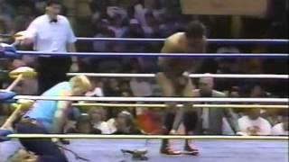 Dick Murdoch Vs Bob Orton Bullrope Match 1989