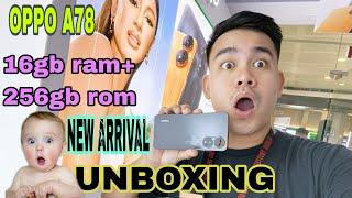 UNBOXING OPPO A78 4G 256GB FRIST LOOK/FIRST IMPRESSION /CAMERA TEST AND SPEED TEST #oppophilippines