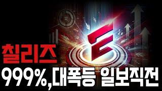 [칠리즈 전망] '긴급정보' 칠리즈 999% 대떡상 일보직전입니다