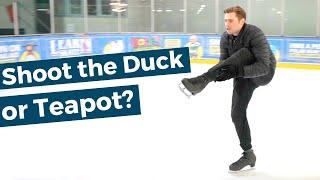 Figure skating tutorial - shoot the duck / teapot!