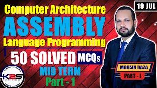 CS401 | MID Term | A Standard to Pass  Assembly Language Programming | 50 MCQs with Key | Part - 1