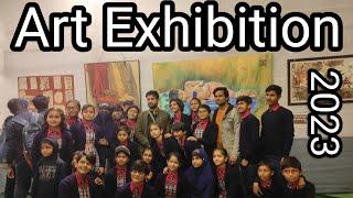 Art Exhibition in Lalgola // Organised By Sattwik Soul Of Art// Al Mamun Model School.