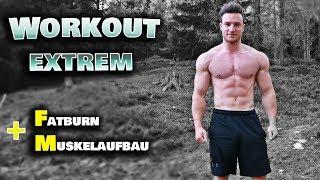 20 Min. Extremes Ganzkörper HIIT Workout für Zuhause | Muskelaufbau + Fettverbrennung garantiert!