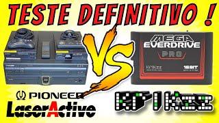 Mega Everdrive PRO VS Pioneer Laser Active !