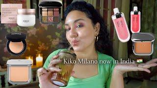 Full face of Kiko Milano now in India / New Makeup try on haul