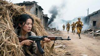 The village is filled with traps, every house connected by tunnels, Japanese soldiers flee in defeat