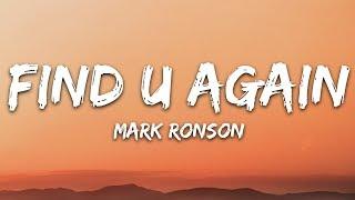 Mark Ronson, Camila Cabello - Find U Again (Lyrics)