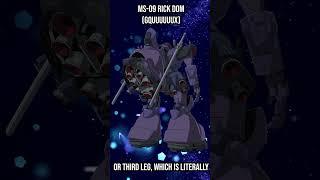 MS 09 Rick Dom Gquuuuuux Version #gundam #mobilesuitgundam #anime #rickdom #mobilesuit #gquuuuuux