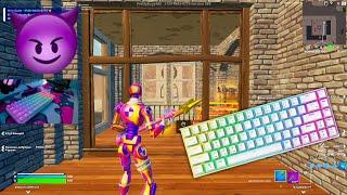 RK ROYAL KLUDGE RK68 (RK855) ASMR  Red Switches Chill Keyboard Fortnite Tilted ZoneWars Gameplay! 