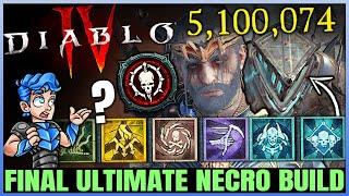 Diablo 4 - New TRUE Best ALL Minion Necromancer Build Found - OP Combo - Skills Gear Paragon Guide!