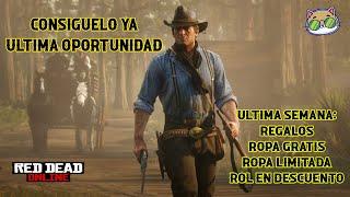 ¡¡ULTIMA OPORTUNIDAD!! REGALOS, ROL EN DESCUENTO Y ROPA LIMITADA EN RED DEAD ONLINE.