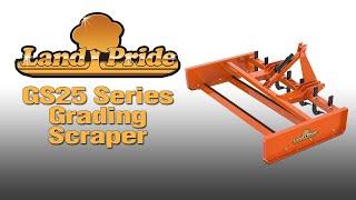 Land Pride GS25 Series Grading Scrapers