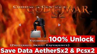 God of War 1 Save Data 100% Unlock