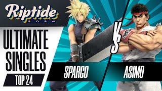 Sparg0 (Cloud) vs Asimo (Ryu) - Riptide 2024 - Ultimate Singles - Top 24