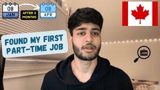 My First Part-Time Job in Canada | International Student 