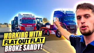 Working With Flat Out Flat Broke Sandy! - For Truck Sake EP51