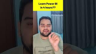 Learn Power BI in 4 hours??  #powerbi  #learnwidgiggs