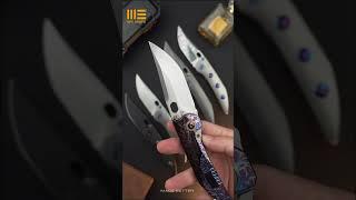 WE Knife Attor with a beautiful integral titanium handle