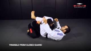 BJJ: 5 Triangle Choke Variations In 1 Minute | Evolve University