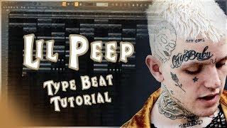 Making a LIL PEEP Type Beat From Scratch | FL Studio 20 Tutorial