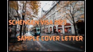  2024 Schengen Visa | Sample Cover Letter | English | How to write cover letter for visa 