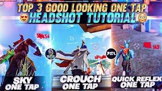 Tutorial - Top 5 Good Looking ONETAP Headshot Like Legends  | New One tap Headshot Tips & Tricks
