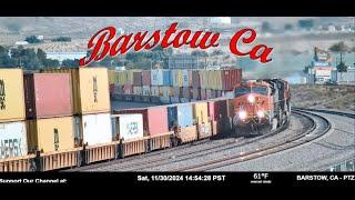 Barstow, CA | BNSF Needles Sub, MP 744.5 - PTZ | SouthWest RailCams LIVE