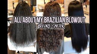 ALL ABOUT MY BRAZILIAN BLOWOUT - Experience & 1 month before and after