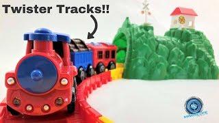 The COOLEST Track EVER!!  Unbox & Review Twister Tracks | TRAIN SERIES!