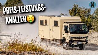 4x4 Fernreisemobil SCHNÄPPCHEN: Wilde Expedition Truck auf Fuso Canter Basis