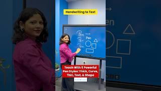 75 Inch Interactive Flat Panel - 5 Writing Styles in Smart Board For Teaching - Digital Board Price
