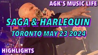 Saga & Harlequin Live : Toronto May 23 2024 (McBowl Music Festival) : #saga #harlequin