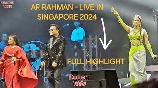 AR RAHMAN LIVE IN SINGAPORE 2024 (NATIONAL STADIUM) FULL HIGHLIGHT !!!