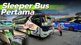 PERTAMA DAN SATU-SATU NYA SLEEPER BUS DI JALURNYA || Berlian Jaya sleeper bus Purwodadi - Jakarta