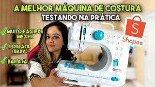 MÁQUINA DE COSTURA portátil *testando tudo* LENOXX | costura para iniciantes