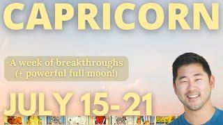 Capricorn -  BE READY! FULL MOON IN YOUR SIGN CHANGES *EVERYTHING!*  July 15-21 Tarot Horoscope️