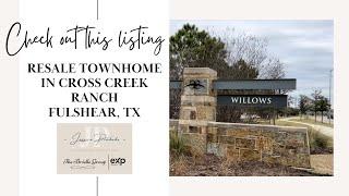 Cross Creek Ranch - Resale townhome Fulshear, Texas