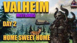 VALHEIM MISTLAND DAY 2 - HOME SWEET HOME