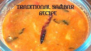 TRADITIONAL SAMBAR RECIPE/South Indian sambar recipe/सांभर रेसिपी/সাম্বার রেসিপি