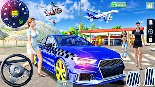 Taxi Sim 2022 Evolution Audi RS3 Super Car Taxi Driving Miami City - Android GamePlay #45