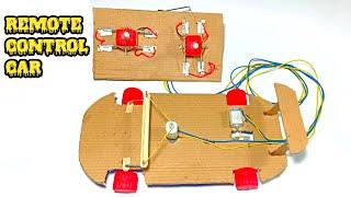 RC car kaise banaen || How To Make a cardboard remote control car....