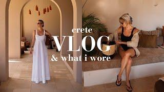 CRETE VLOG | WHAT I WORE ON HOLIDAY | END OF SUMMER OUTFITS