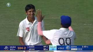 Vijay Merchant Trophy 2023/24_ Final Mumbai vs Gujarat Day 1: Match Highlights