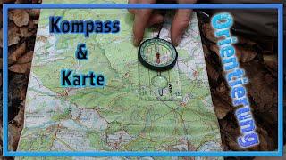 Survival Orientierung Kompass & Karte