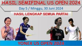 Hasil Semifinal US Open 2024 Hari Ini │ Day 5 / │ Jadwal Final