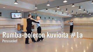 Rumba-boleron kuvioita nro 1a /perusaskel